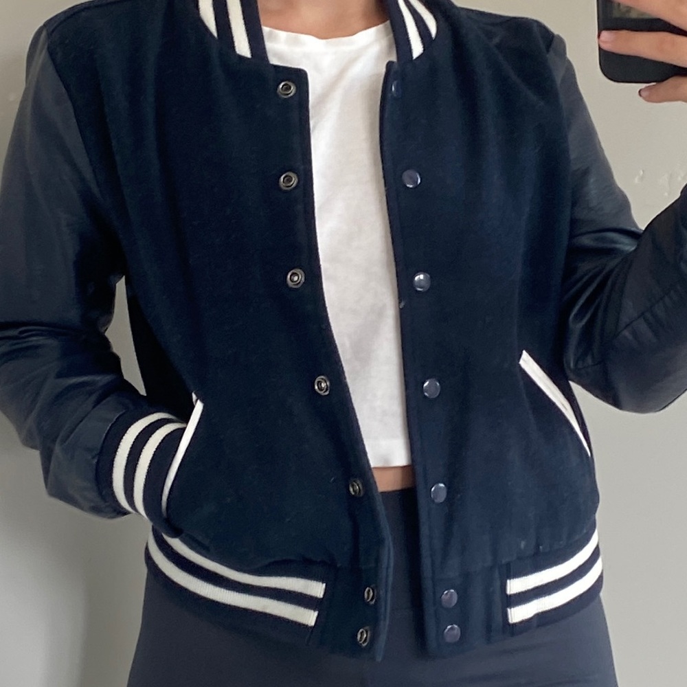 Navy Fitted Jacket